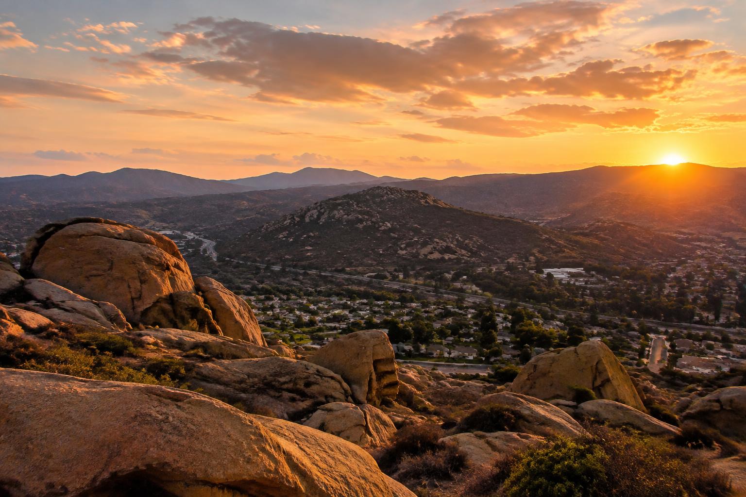 Sandstone hills above Simi Valley, California at sunset — local SEO services for Simi Valley businesses Sandstone hills above Simi Valley, California at sunset — local SEO services for Simi Valley businesses