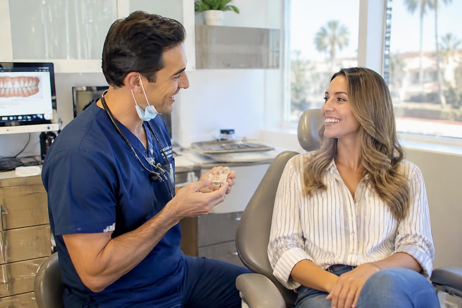 Thousand Oaks dentist consulting with a patient — local SEO for dental practices in Thousand Oaks, CA